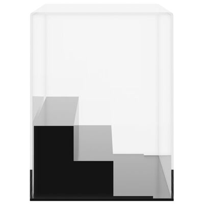 vidaXL Esittelylaatikko läpinäkyvä 25x12x16 cm akryyli