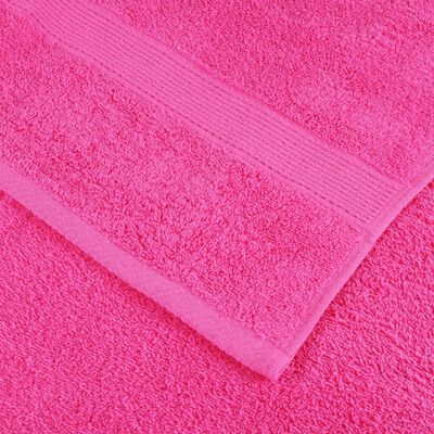 vidaXL Premium Pyyhkeet SOLUND 10 kpl pinkki 80x200 cm 600 gsm