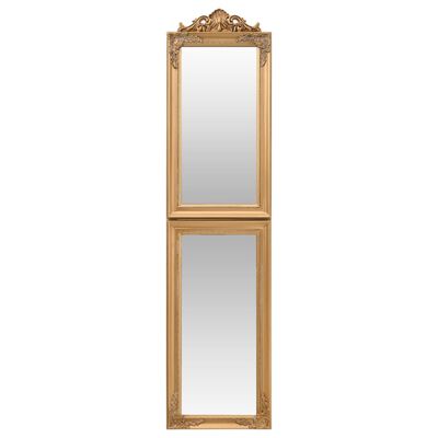 vidaXL Vapaasti seisova peili kulta 45x180 cm