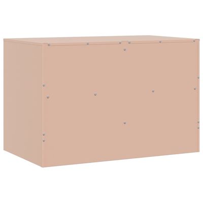 vidaXL TV-taso pinkki 67x39x44 cm teräs