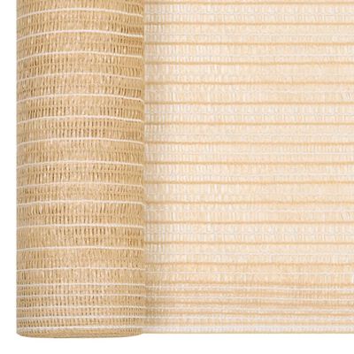 vidaXL Näkösuoja beige 1,5x25 m HDPE 150 g/m²