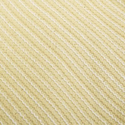 vidaXL Aurinkopurje 160 g/m² beige 3x4x5 m HDPE