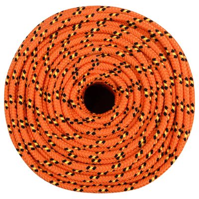 vidaXL Veneköysi oranssi 10 mm 250 m polypropeeni