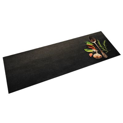 vidaXL Keittiön pestävä matto mausteet 60x180 cm sametti