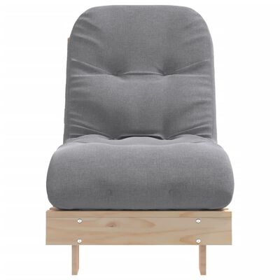 vidaXL Futon vuodesohva patjalla 60x206x11 cm täysi mänty