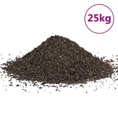 vidaXL Basalttisora 25 kg musta 1-3 mm