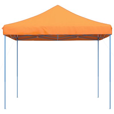 vidaXL Taitettava pop-up juhlateltta oranssi 292x292x315 cm