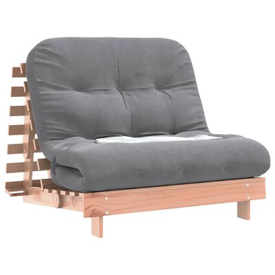 vidaXL Futon vuodesohva patjalla 100x206x11 cm täysi douglaskuusi