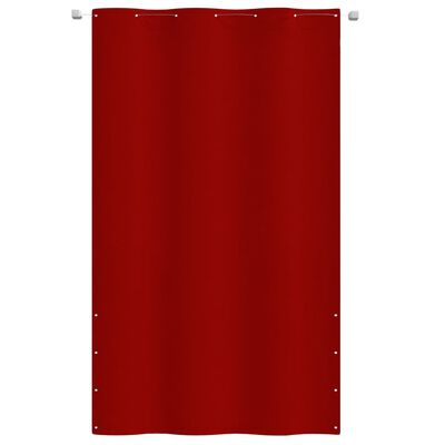 vidaXL Parvekkeen suoja punainen 140x240 cm Oxford kangas