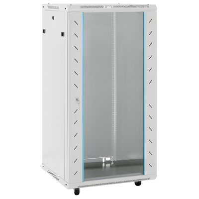 vidaXL 22U Verkkolaitekaappi 19" IP20 harmaa 60x60x120 cm