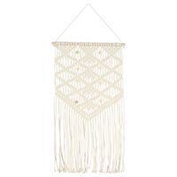 vidaXL Macrame seinäkoriste 40x80 cm puuvilla