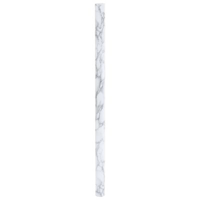 vidaXL Itsekiinnittyvä kalustetarra marmorinvalkoinen 90x500 cm PVC