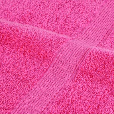 vidaXL Premium Pyyhkeet SOLUND 2 kpl pinkki 100x200 cm 600 gsm