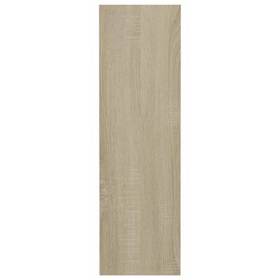 vidaXL Seinäkenkäkaappi Sonoma-tammi 80x18x60 cm teknisestä puusta
