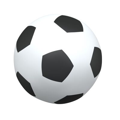 vidaXL Lasten jalkapallomaali palloilla 2-in-1 valkoinen 184x64x124 cm