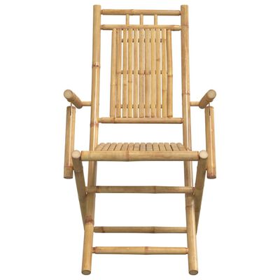 vidaXL Taitettavat puutarhatuolit 6 kpl 53x66x99 cm bambu