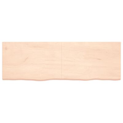 vidaXL Pöytälevy 180x60x(2-4) cm käsittelemätön täystammi