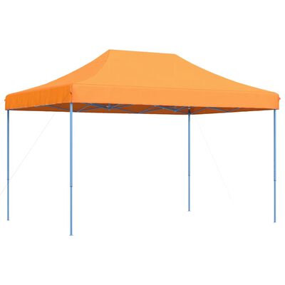 vidaXL Taitettava pop-up juhlateltta oranssi 410x279x315 cm