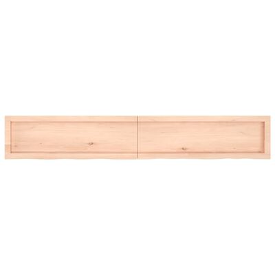 vidaXL Pöytälevy 180x40x(2-6) cm käsittelemätön täystammi