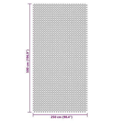 vidaXL Retkeilymatto vihreä 5x2,5 m