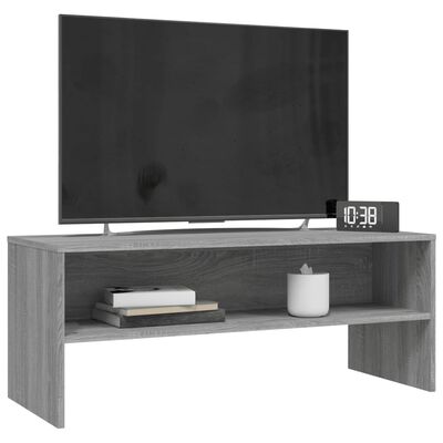 vidaXL TV-taso harmaa Sonoma 100x40x40 cm tekninen puu