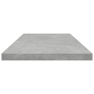 vidaXL Kirjahyllytasot 4 kpl harmaa 80x20x1,5 cm teknisestä puusta