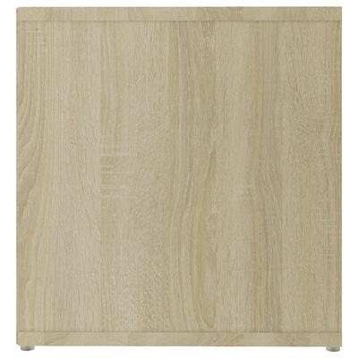 vidaXL TV-taso Sonoma tammi 142,5x35x36,5 cm tekninen puu