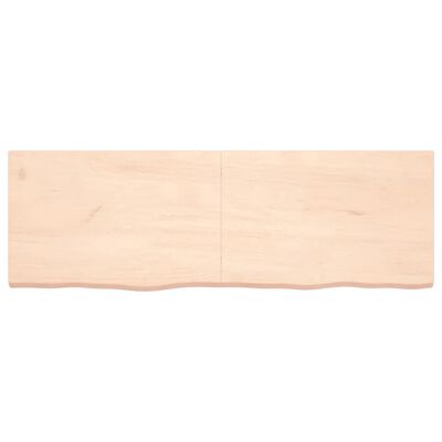 vidaXL Pöytälevy 180x60x(2-6) cm käsittelemätön täystammi