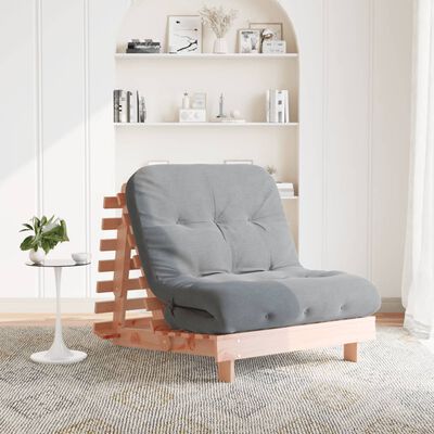 vidaXL Futon vuodesohva patjalla 90x206x11 cm täysi douglaskuusi