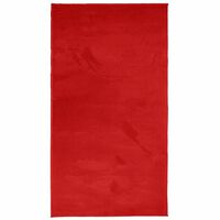 vidaXL Matto OVIEDO lyhytnukkainen punainen 80x150 cm