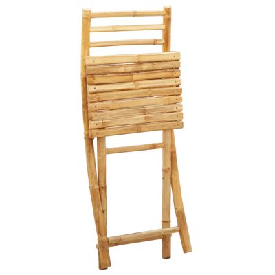 vidaXL Taitettavat puutarhatuolit 8 kpl 43x54x88 cm bambu