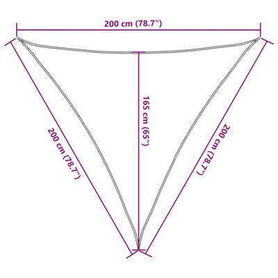 vidaXL Aurinkopurje antrasiitti 2x2x2 m 100% Oxford polyesteri