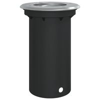 vidaXL Maavalaisin pyöreä musta 10,5x10,5 cm painevalettu alumiini