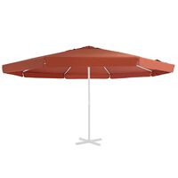 vidaXL Aurinkovarjon vaihtokangas terrakotta 500 cm