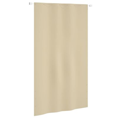 vidaXL Parvekkeen suoja beige 140x240 cm Oxford kangas