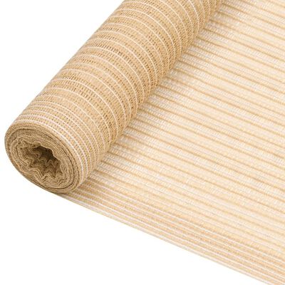 vidaXL Näkösuoja beige 1,5x25 m HDPE 150 g/m²