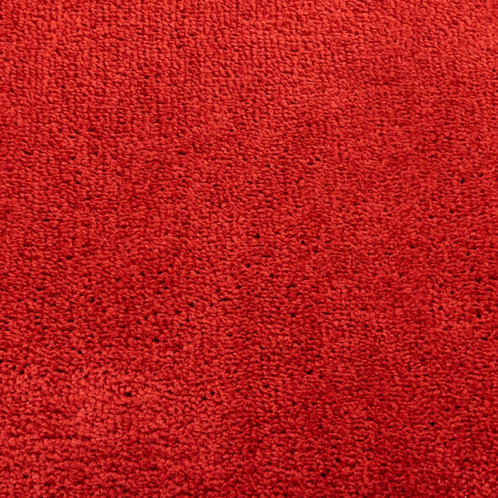 vidaXL Matto OVIEDO lyhytnukkainen punainen 140x200 cm