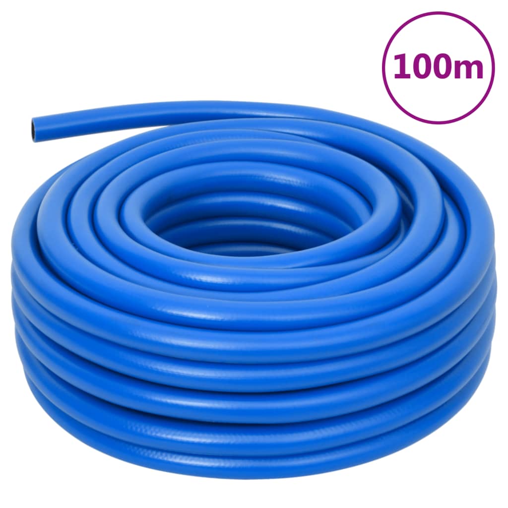 vidaXL Paineilmaletku sininen 0,7" 100 m PVC