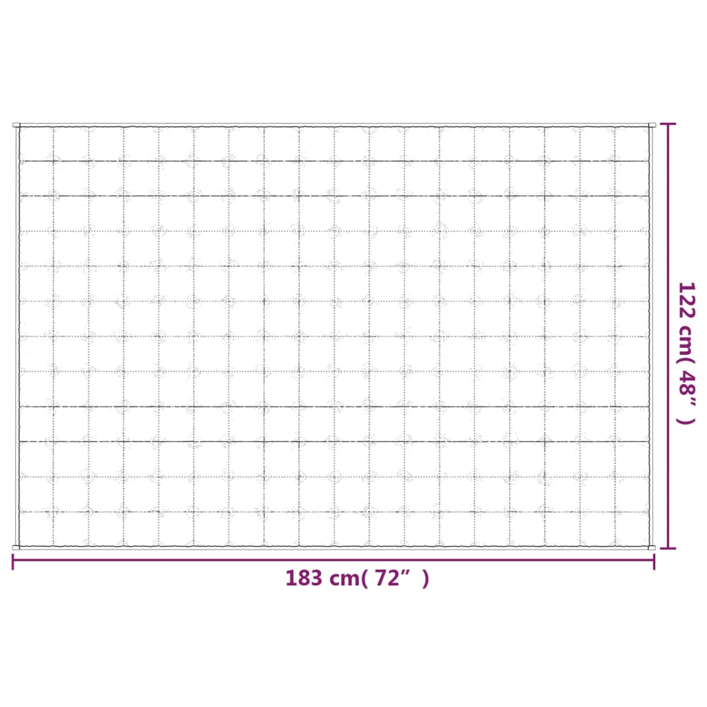 vidaXL Painopeitto sininen 122x183 cm 5 kg kangas