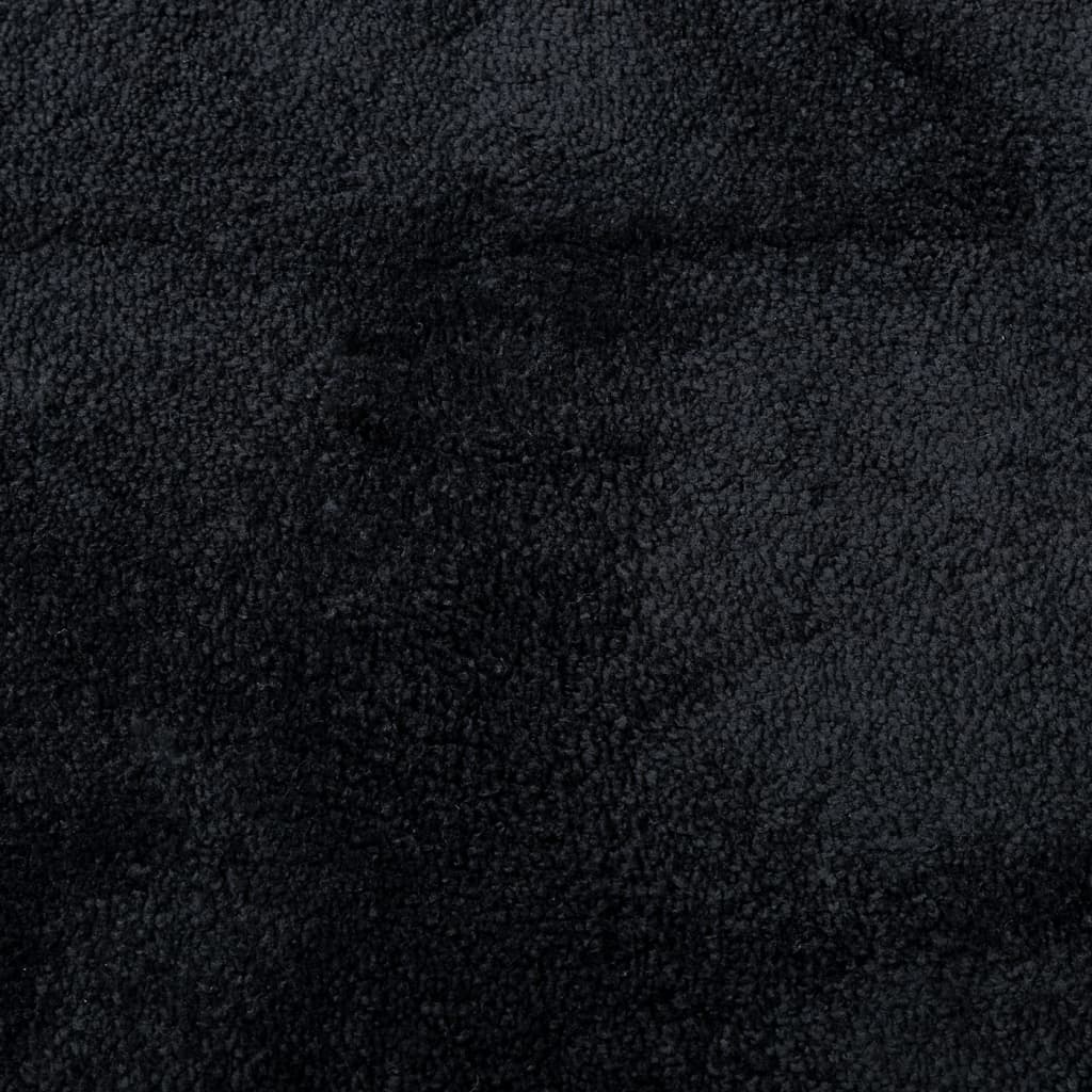 vidaXL Matto OVIEDO lyhytnukkainen musta 140x200 cm