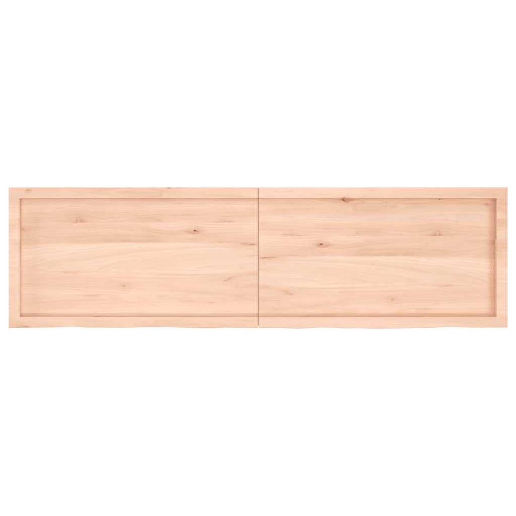 vidaXL Pöytälevy 180x50x(2-6) cm käsittelemätön täystammi