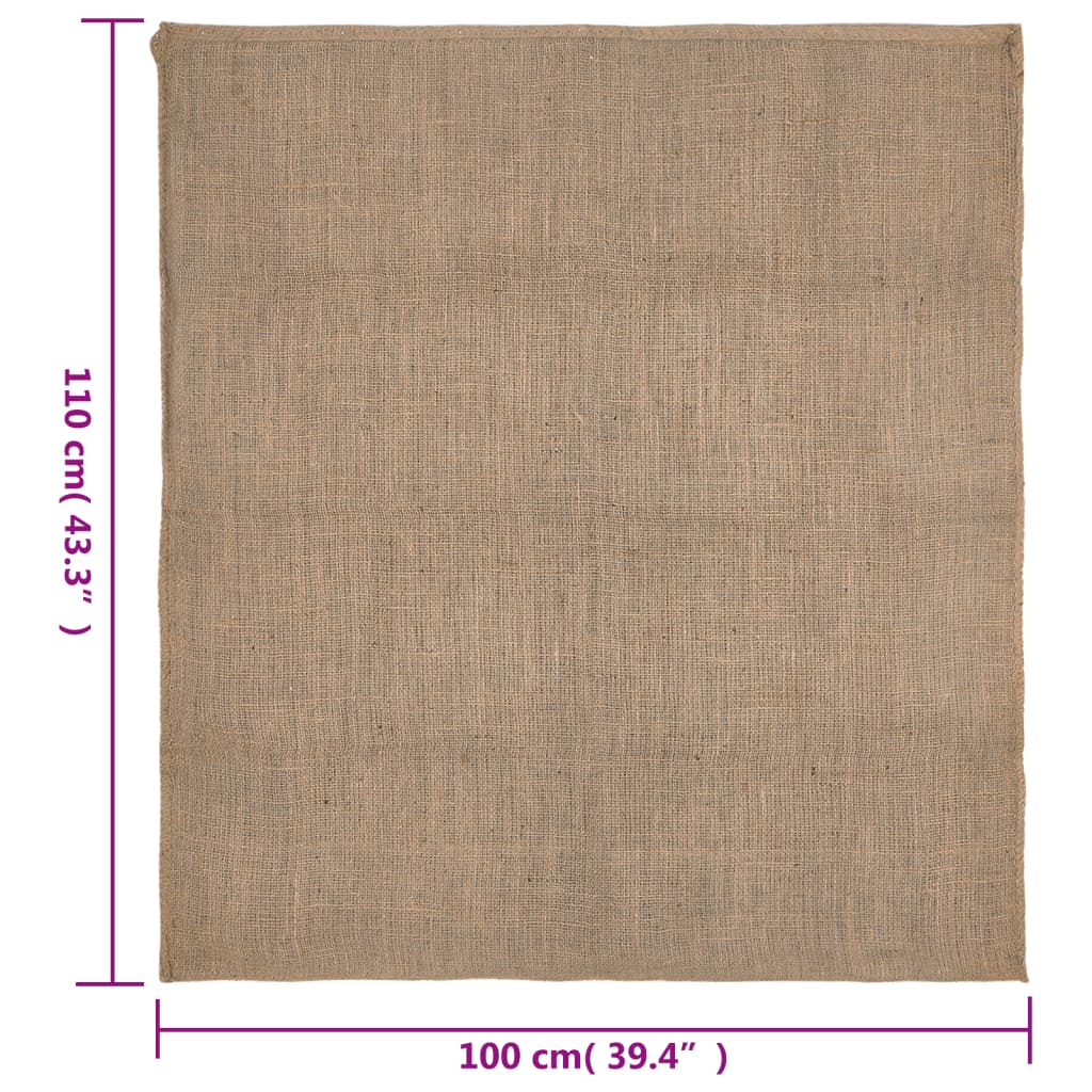 vidaXL Juuttisäkit 30 kpl 100x110 cm 100% Juutti 220 gsm