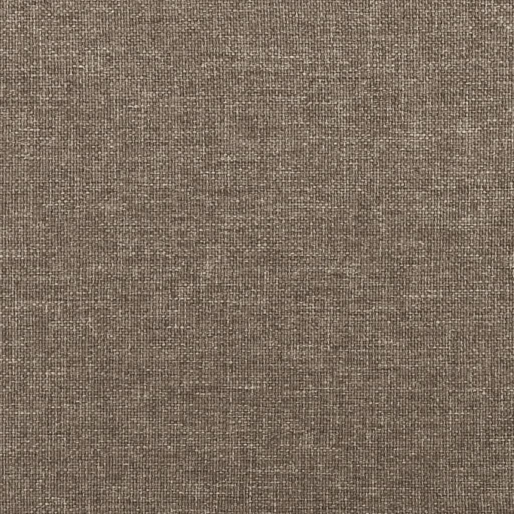 vidaXL Pussijousipatja taupe 90x190x20 cm kangas