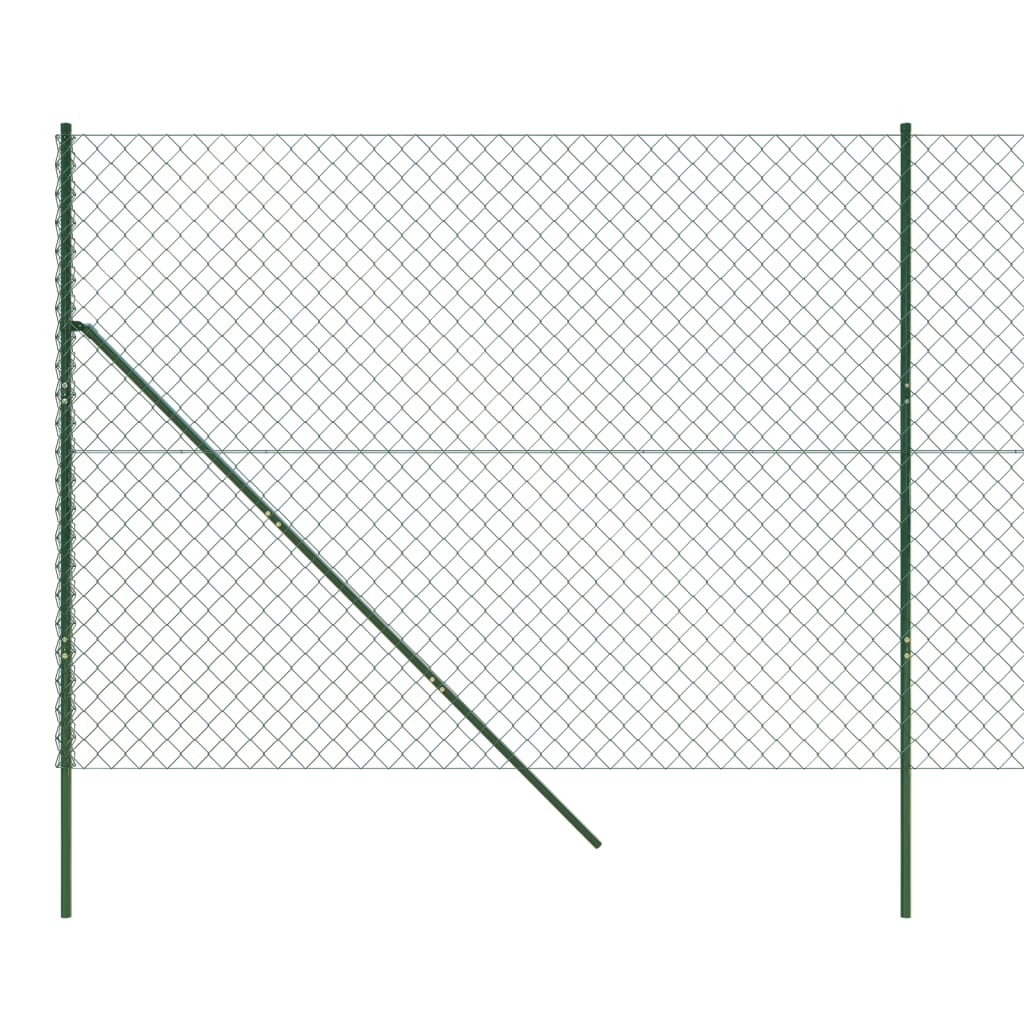 vidaXL Verkkoaita vihreä 2,2x25 m