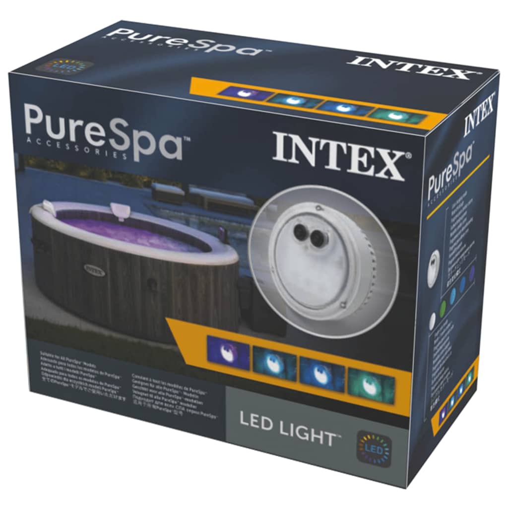 Intex Monivärinen LED-valo poreammeeseen 28503