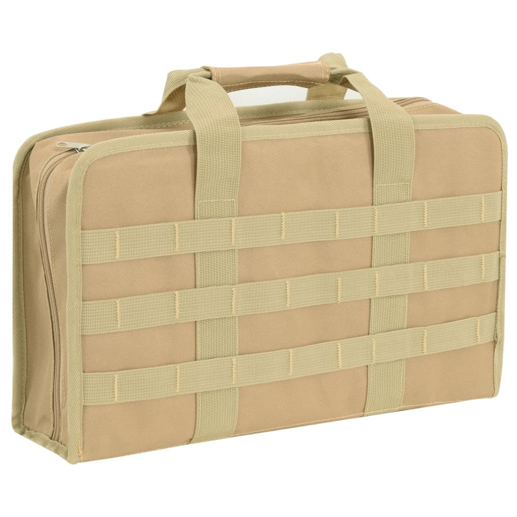 vidaXL Pistoolilaukku khaki 40x24x10 cm Oxford kangas