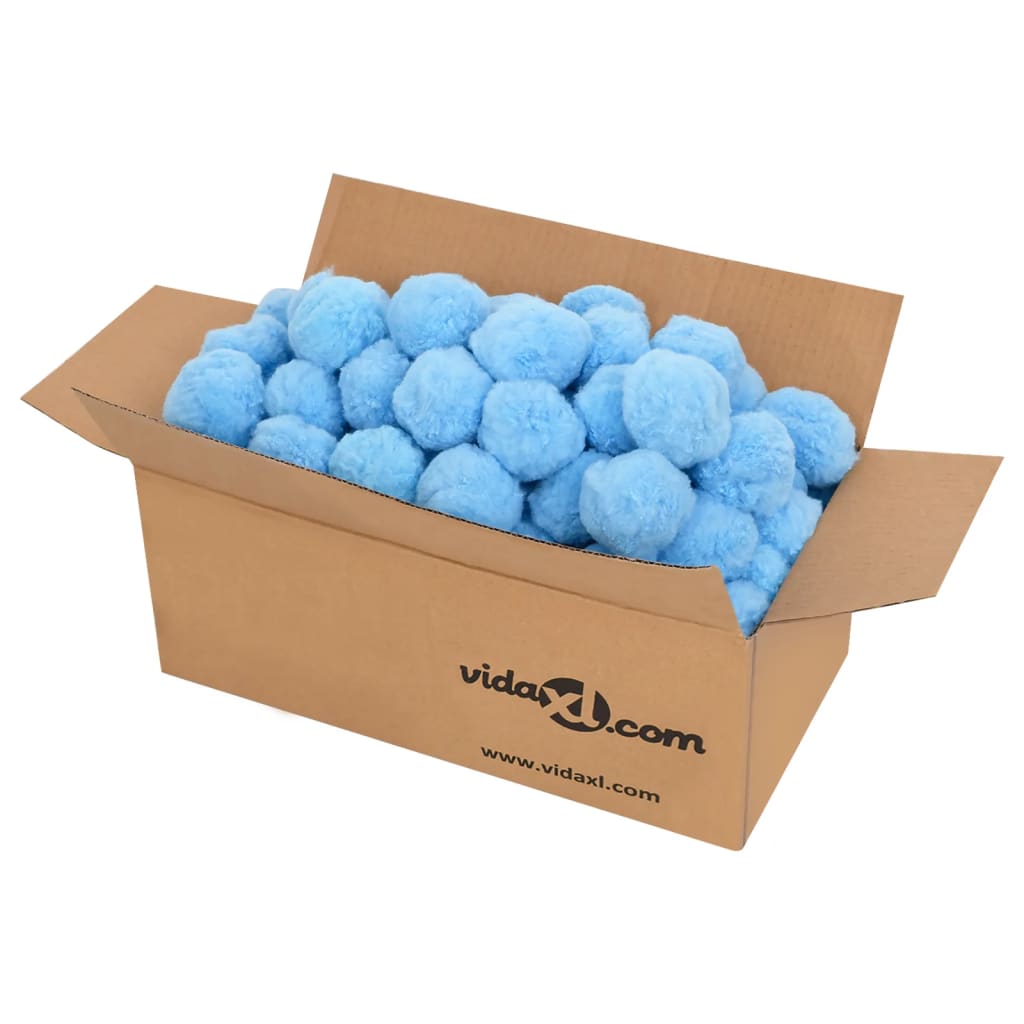 vidaXL Antibakteerinen uima-altaan suodatinpallo sininen 2100 g PE