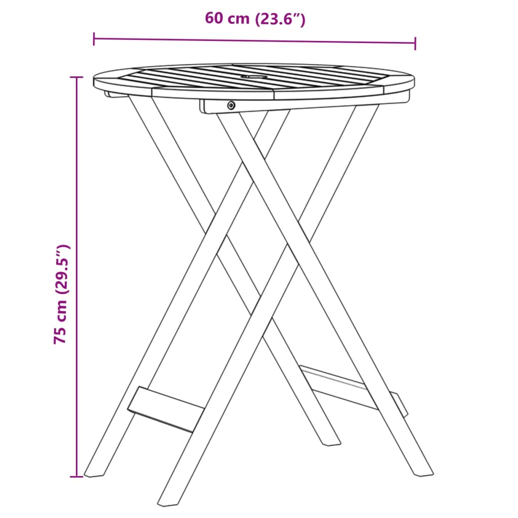 vidaXL 3-osainen Bistrosarja taupe kangas ja täysi mänty