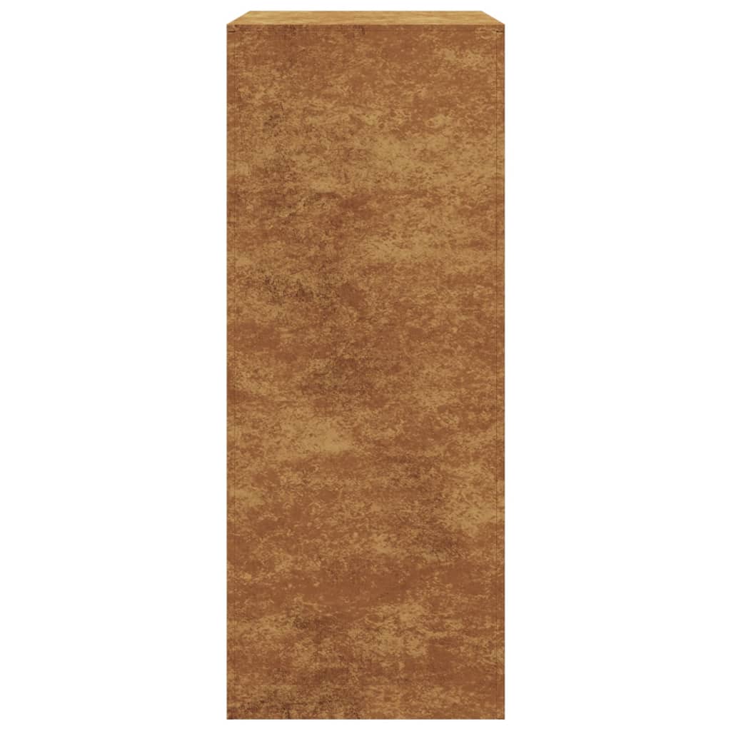 vidaXL Polttopuuteline 60x40x100 cm corten teräs