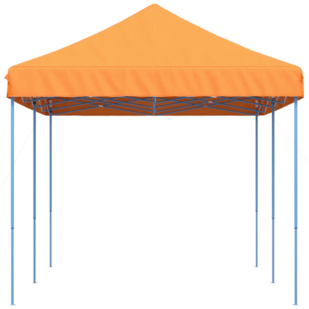 vidaXL Taitettava pop-up juhlateltta oranssi 580x292x315 cm